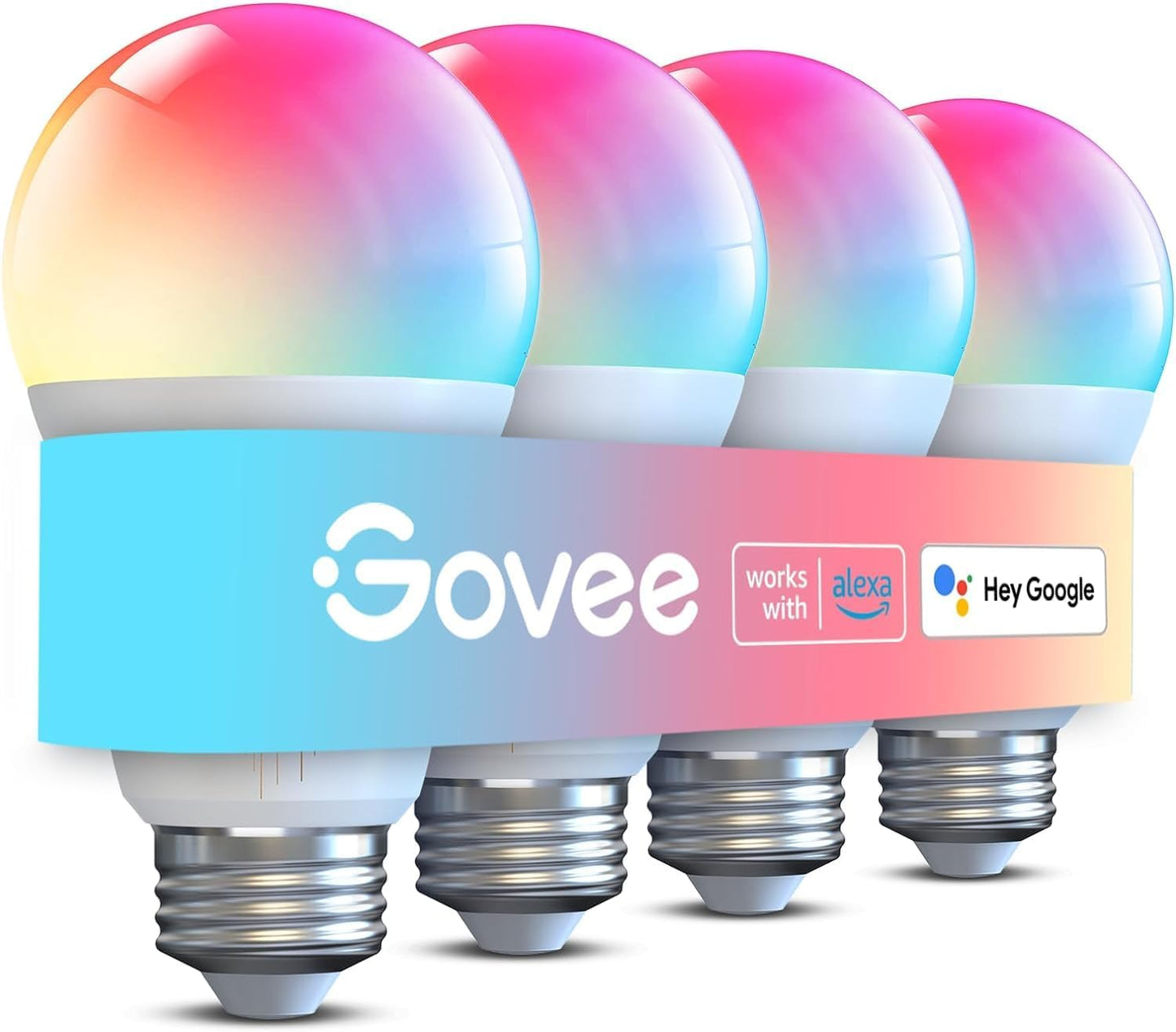 Govee Smart Light Bulbs with 1200 Lumens for Home Lighting