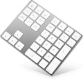 Bluetooth Number Pad Slim 34-Key Numeric Keypad - Rechargeable
