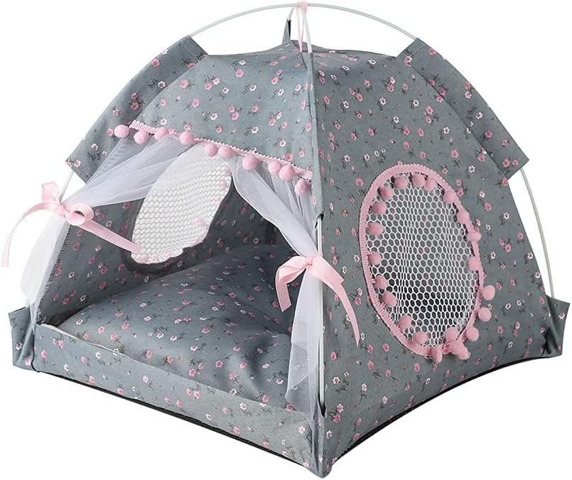 Breathable Lace Cat Tent for Cozy Naps