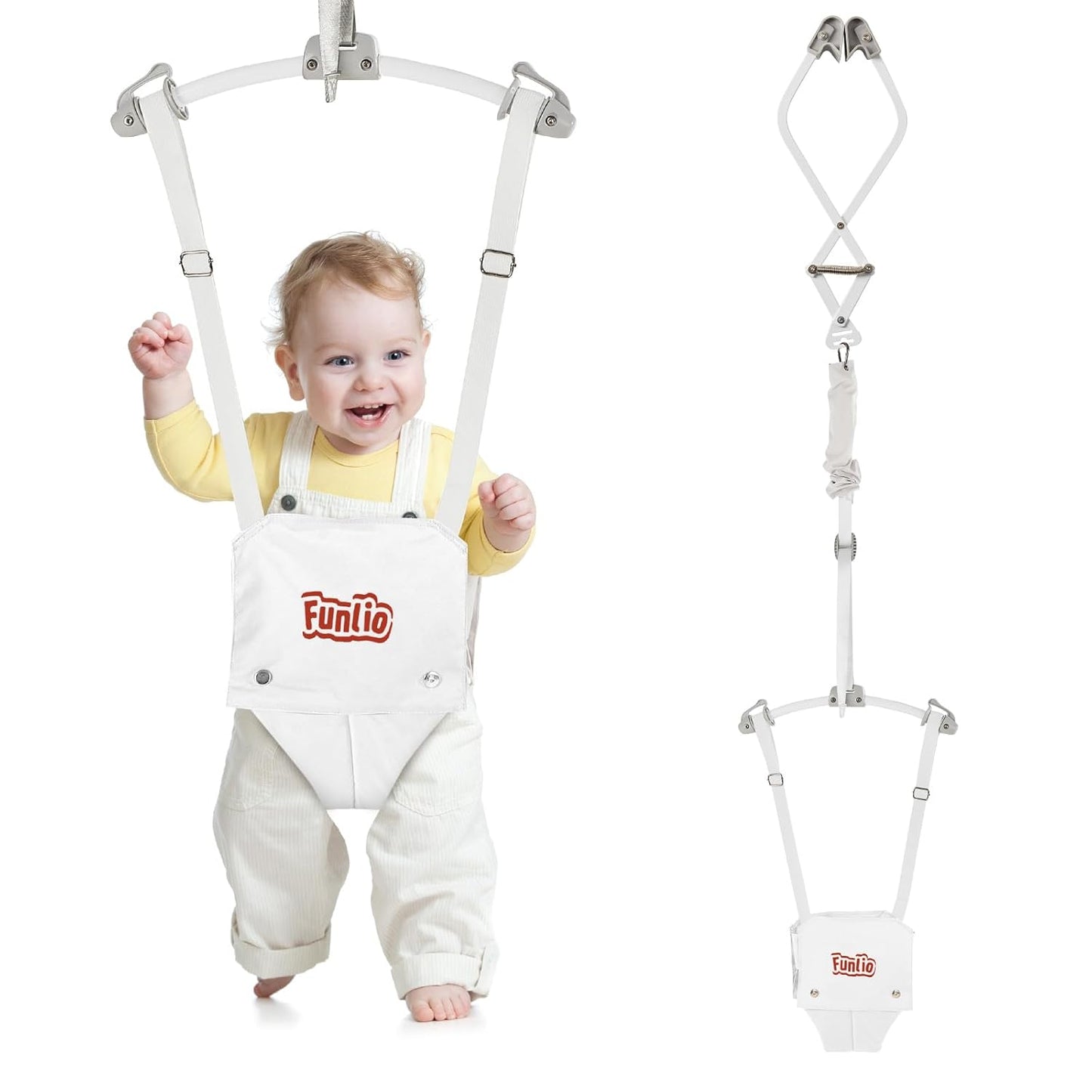 FUNLIO Baby Door Jumper for 6-24 Months - Safe & Fun