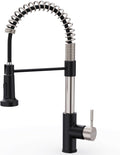 GIMILI Kitchen Faucet with Pull Down Sprayer - Single Hole Stainless