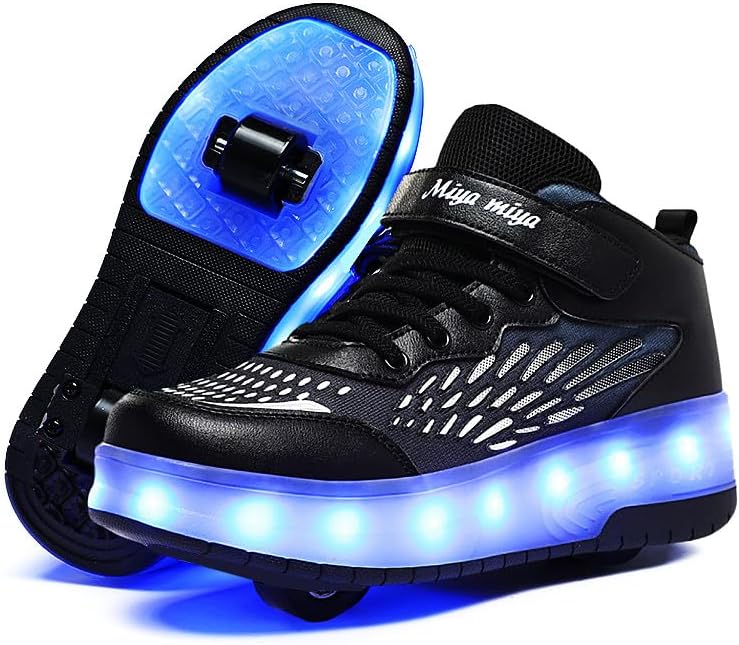 Roller Shoes for Girls and Boys with LED Lights and Wheels