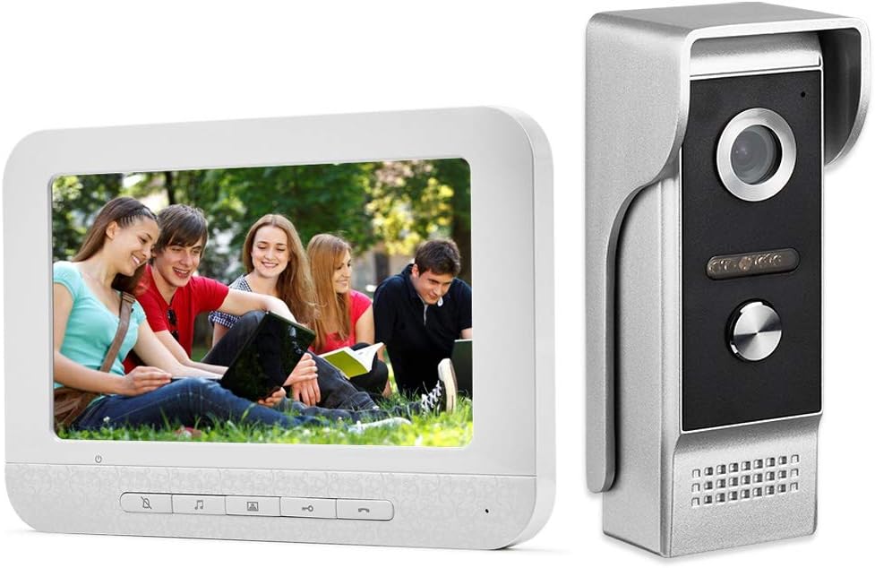 Video Intercom System with 7 Inche Monitor for Home Security