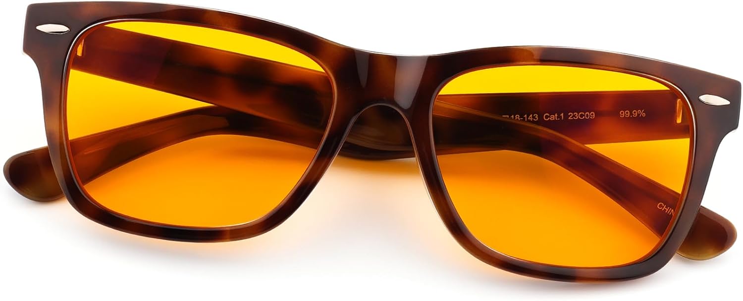 Sleep Glasses for Computer Gaming - 99.9% Blue Light Blocking