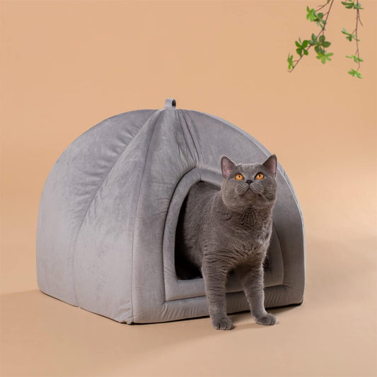 KASENTEX 2-in-1 Animal Cave: Cozy Cat House