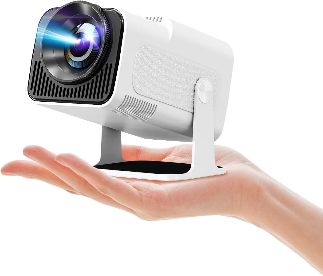 Portable 4K Mini Projector - WiFi 6 & Bluetooth 5.2