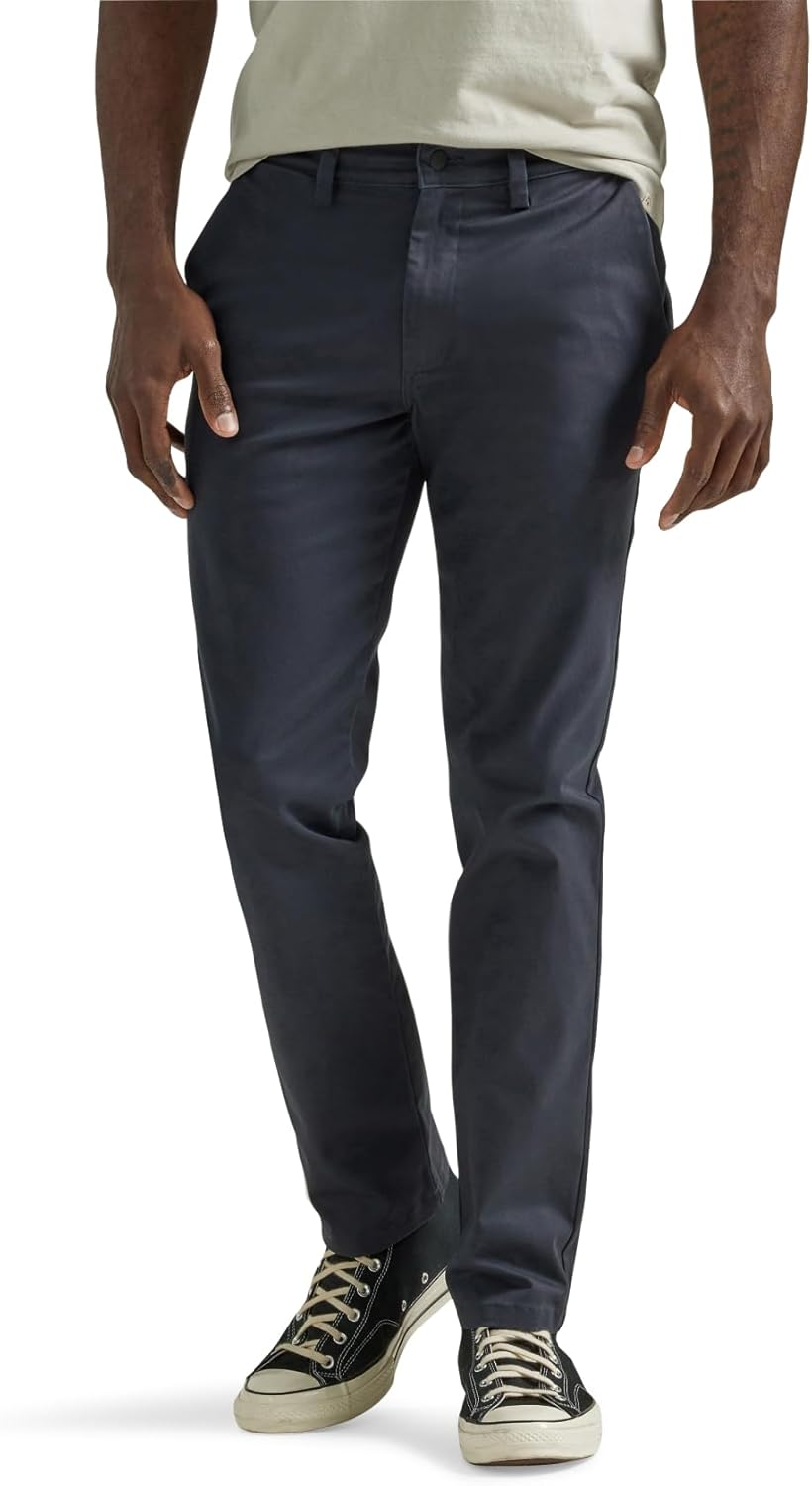 Lee Men's Flat Front Slim Straight Pant for Effortless Style