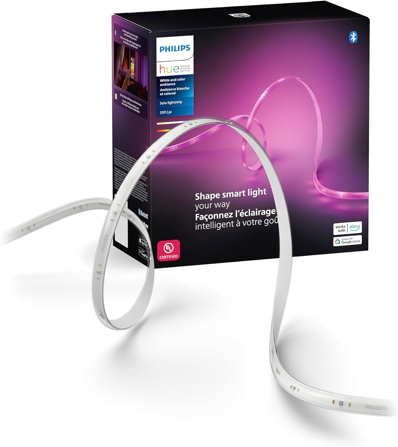 Philips Hue Indoor 33 Ft Smart LED Solo Lightstrip Base Kit Review