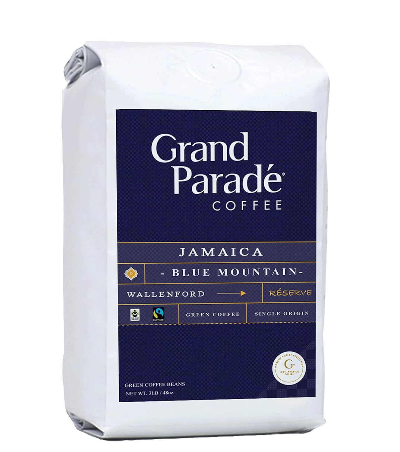 3 lbs Jamaica Blue Mountain Unroasted Green Coffee - Prime Grade 1