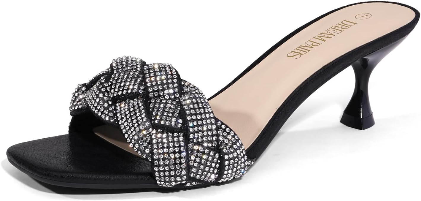 DREAM PAIRS Womens Stilettos Heels for Elegant Evening Wear