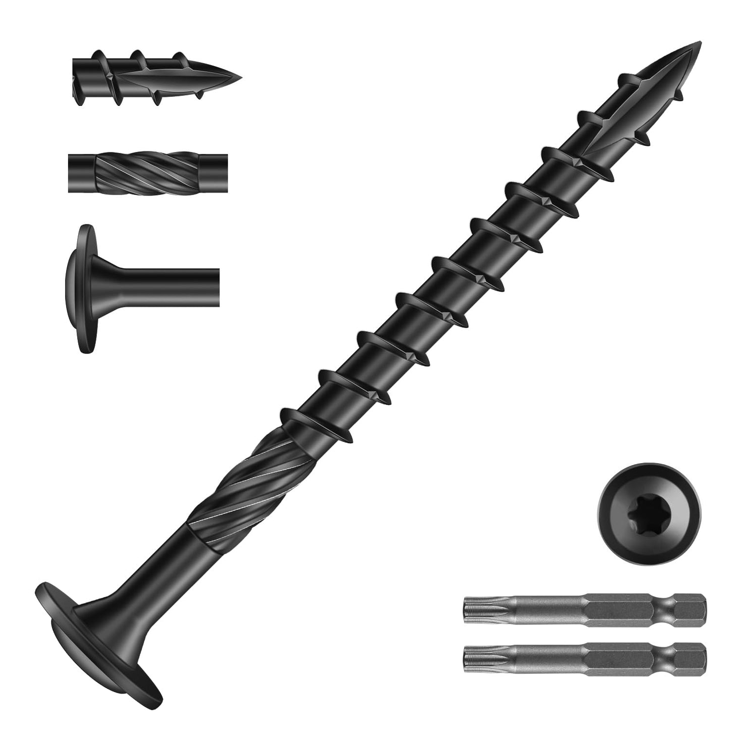 Durable #14 x 3 Inch Lag Screws for Outdoor Construction Projects