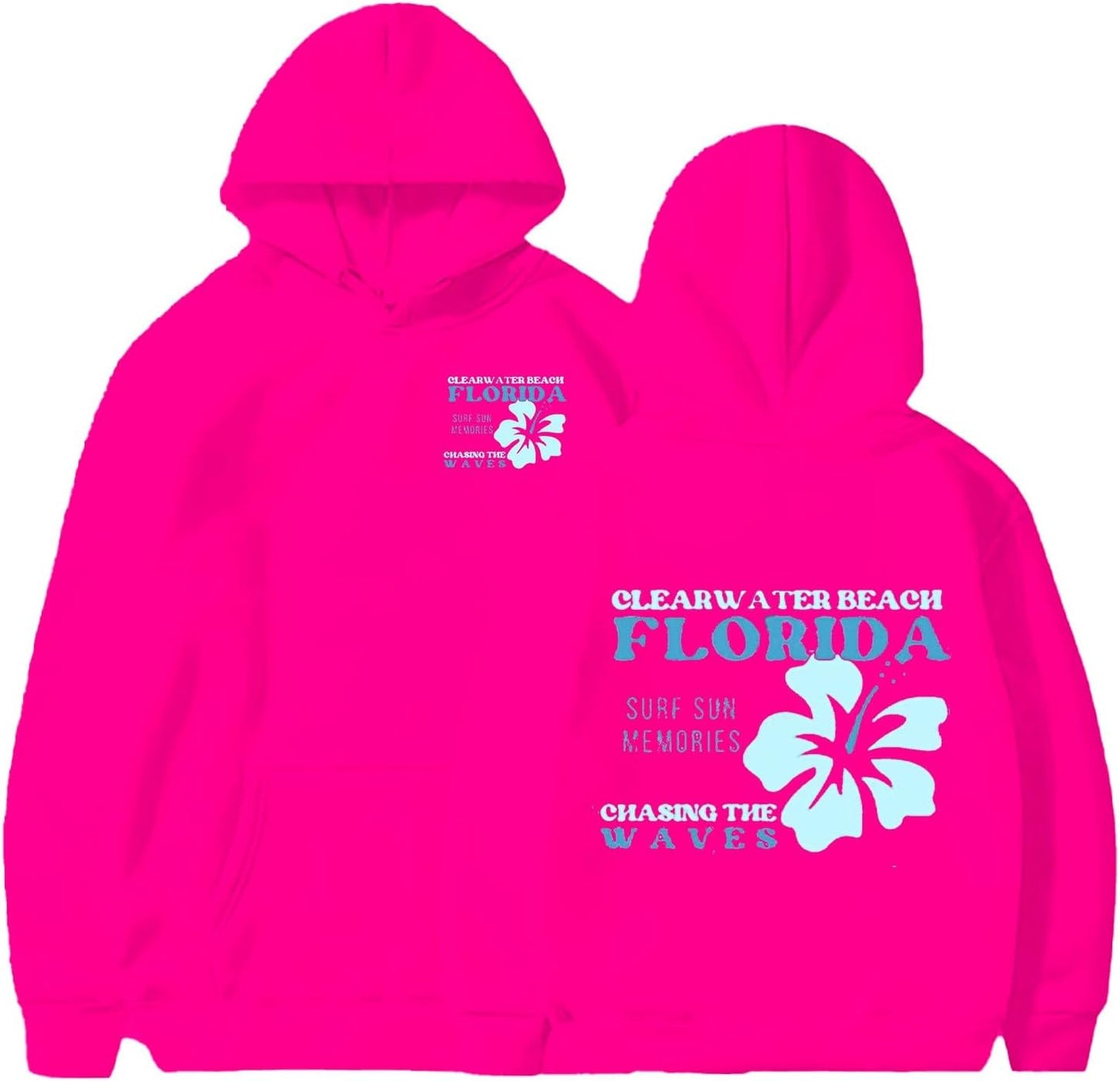 Clear Water Beach Surf Hoodie - Chasing Waves!