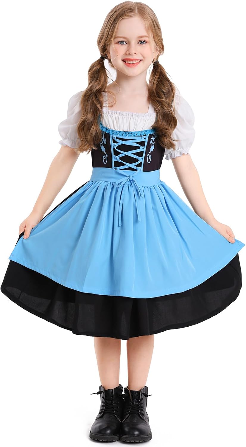 Oktoberfest Costumes for Girls - Traditional Dirndl Dress