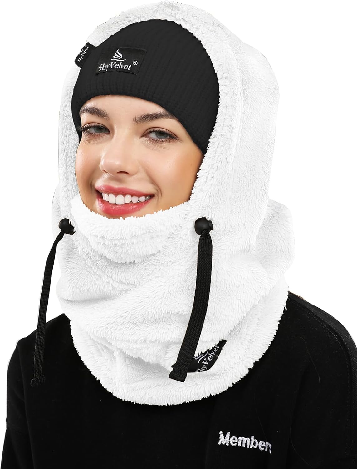 Wind-Resistant Shy Velvet Balaclava: Cozy Winter Face Mask