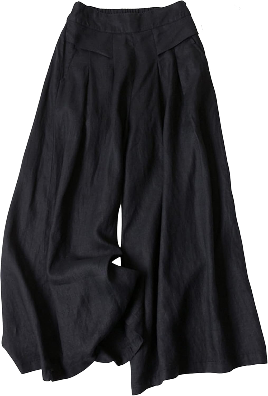 Hooever Women's Cotton Linen Culottes Pants for Stylish Comfort
