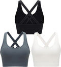 RUNNING GIRL Sports Bra High Support Criss-Cross Back - Versatile Fit
