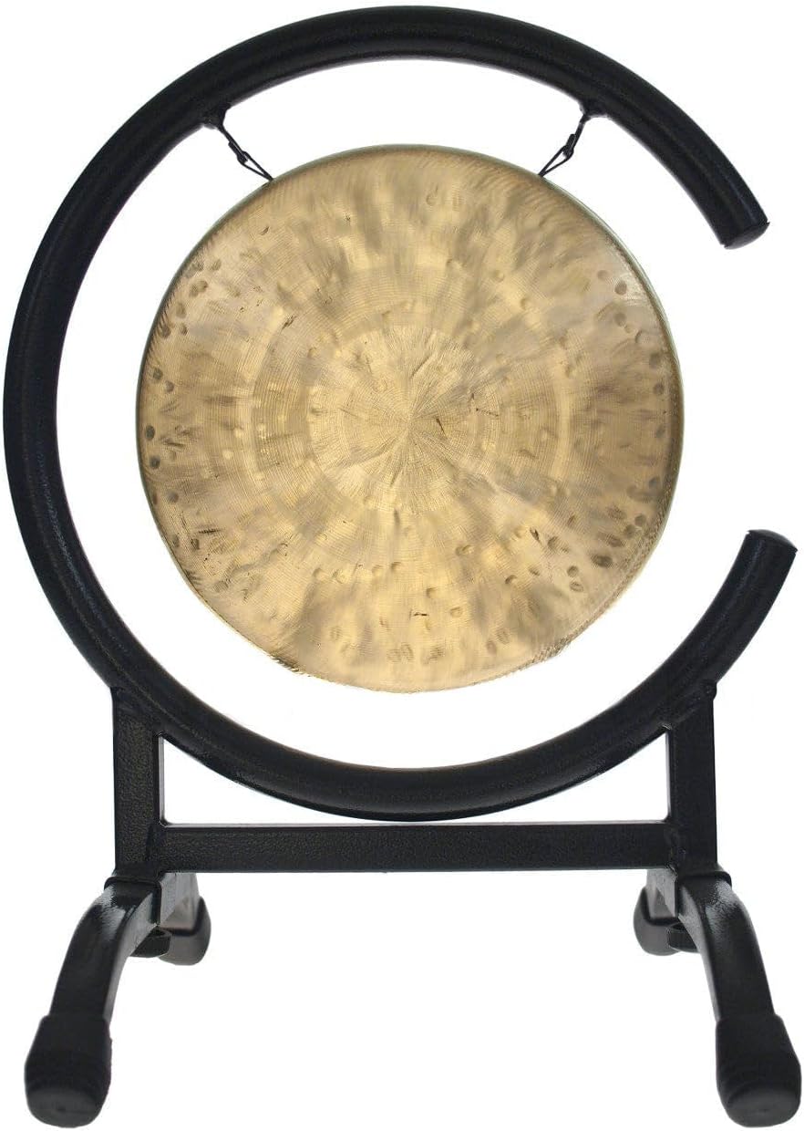 7 to 8 Inch Gongs on High C Stand - Perfect for Small Spaces
