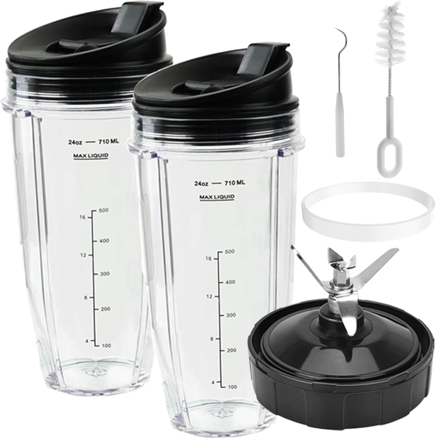 Blend Like a Pro with 24oz Ninja Cups & Blade!