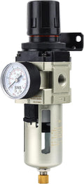 SNS 1/4in NPT Air Filter Regulator Combo - Compact Pressure Control