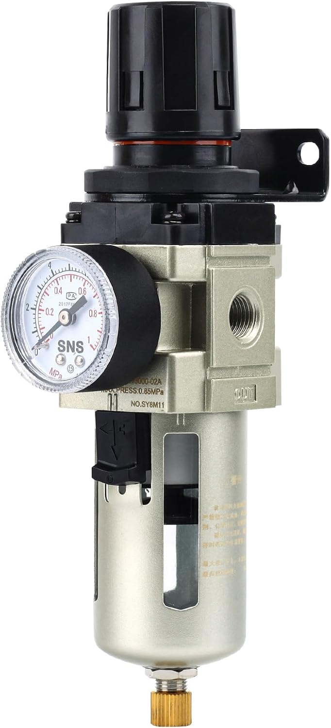 SNS 1/4ft'NPT Compressed Air Filter Regulator Combo Review
