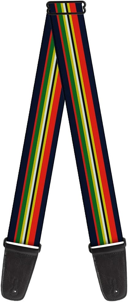 Buckle-Down Striped Guitar Strap - 2 Wide, Stylish Colors!