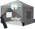 Quictent Privacy 10x10 Pop up Canopy Tent with Sidewalls - Ventilated