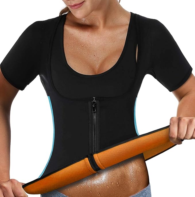 NonEcho Women Sauna Body Shaper Sweat Suit for Slimming Workouts