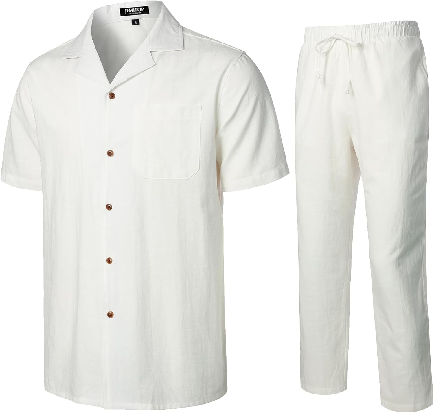 Men's 2 Piece Outfits Summer Relaxed Fit Walking Suit Set