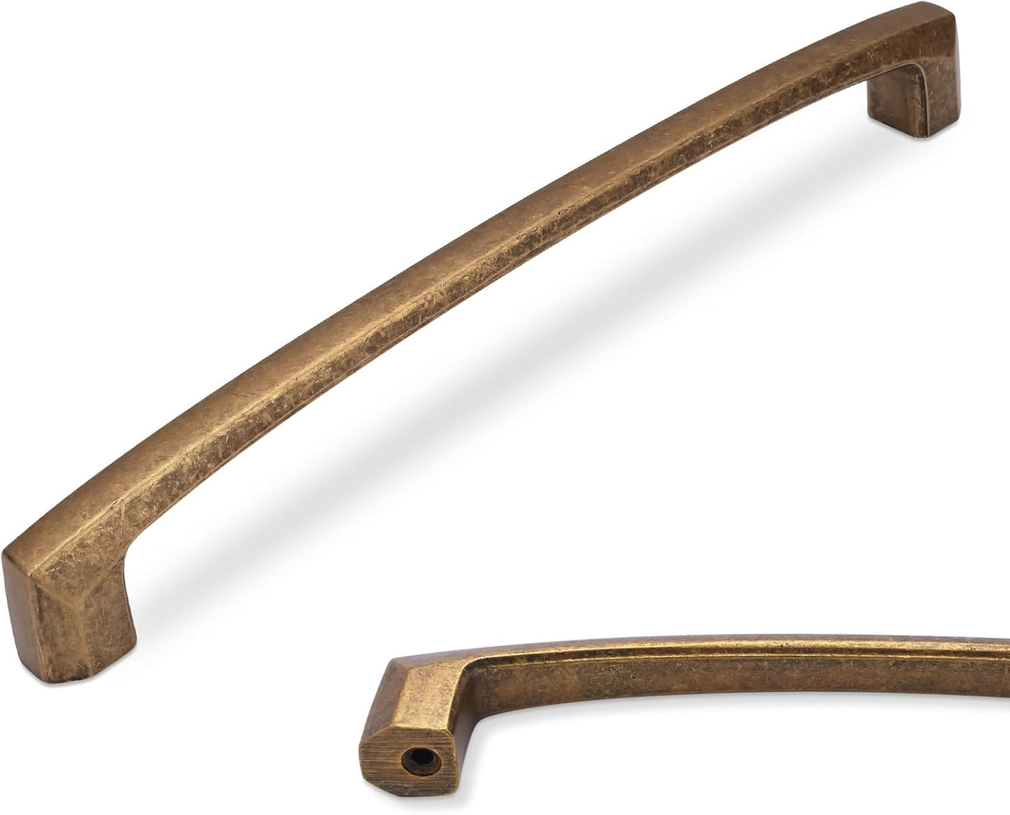 15 inch Antique Brass Kitchen Cabinet Handles for Vintage Style
