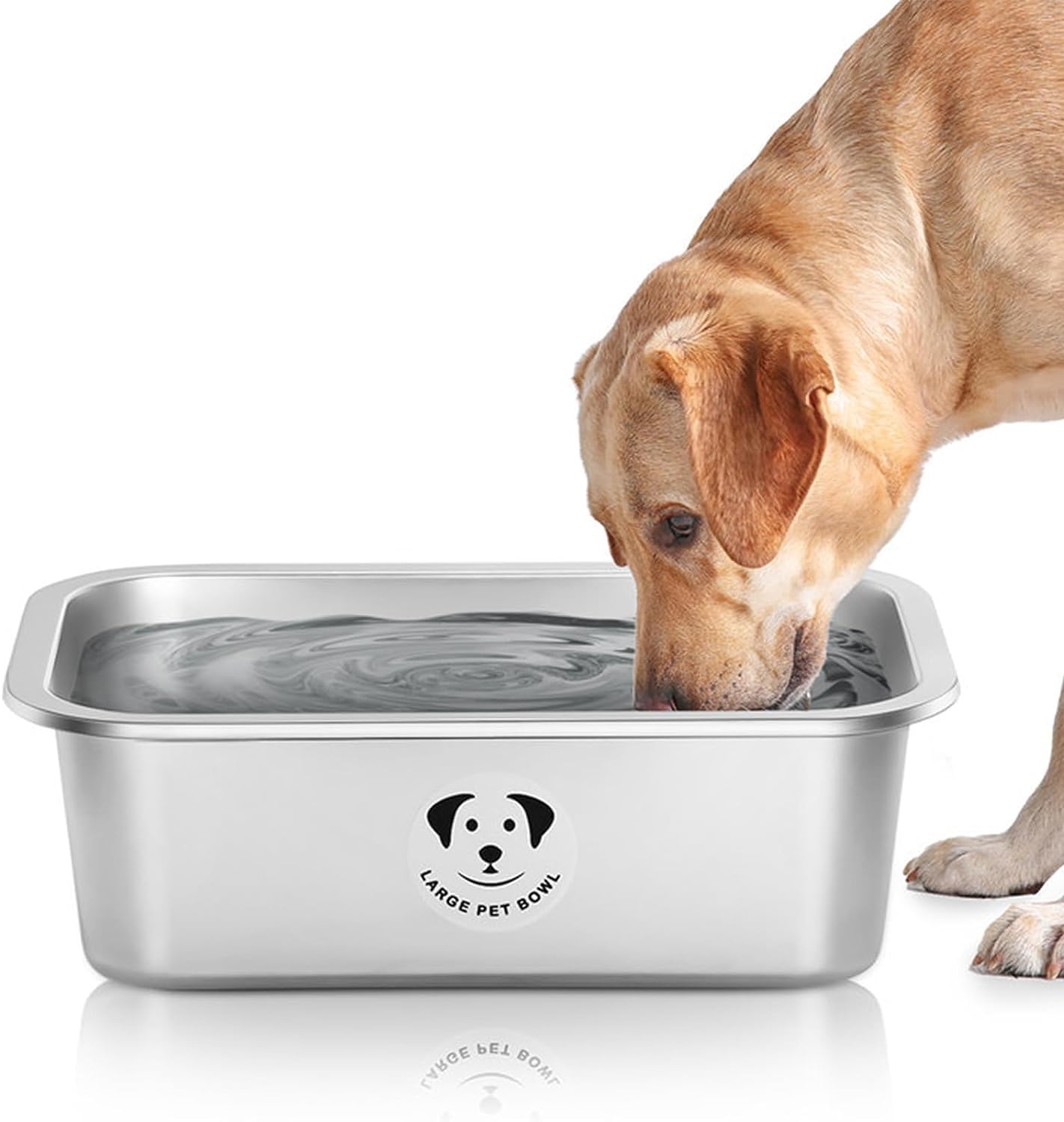 Stainless Steel Dog Bowls for Large Dogs - High Capacity Design