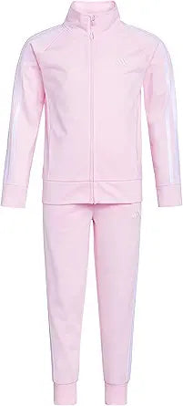 adidas Girl's Zip Front Classic Tricot Jacket and Joggers Set Review