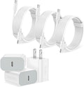 Fast Charge iPhone 14 - Niubil 3Pack USB-C + Lightning Cables