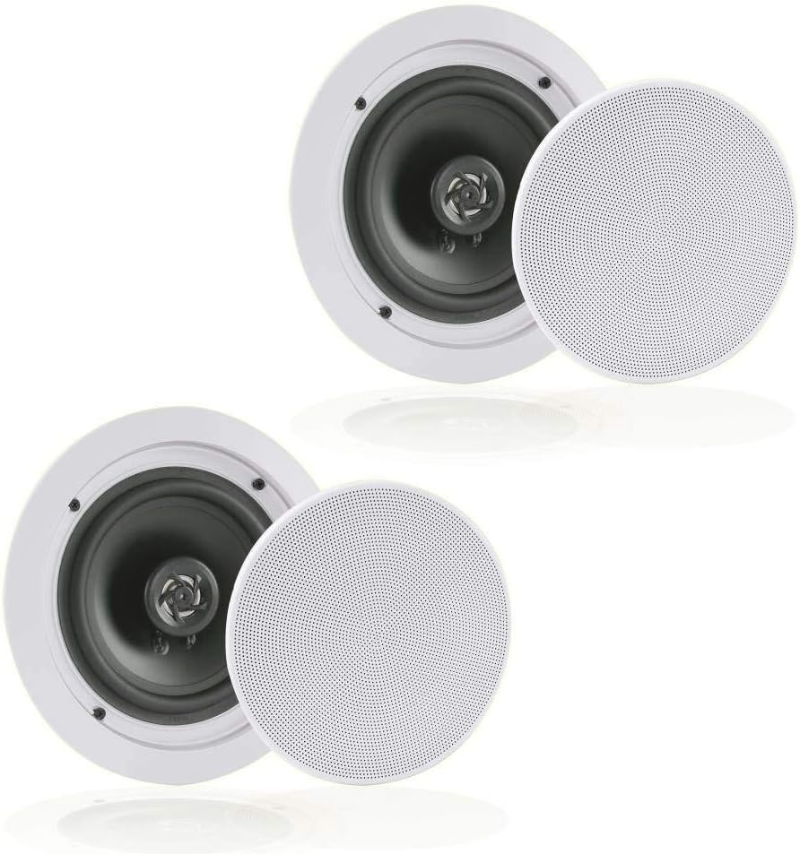 Enhance Sound: Pyle 6.5 Bluetooth In-Wall Speaker Pair