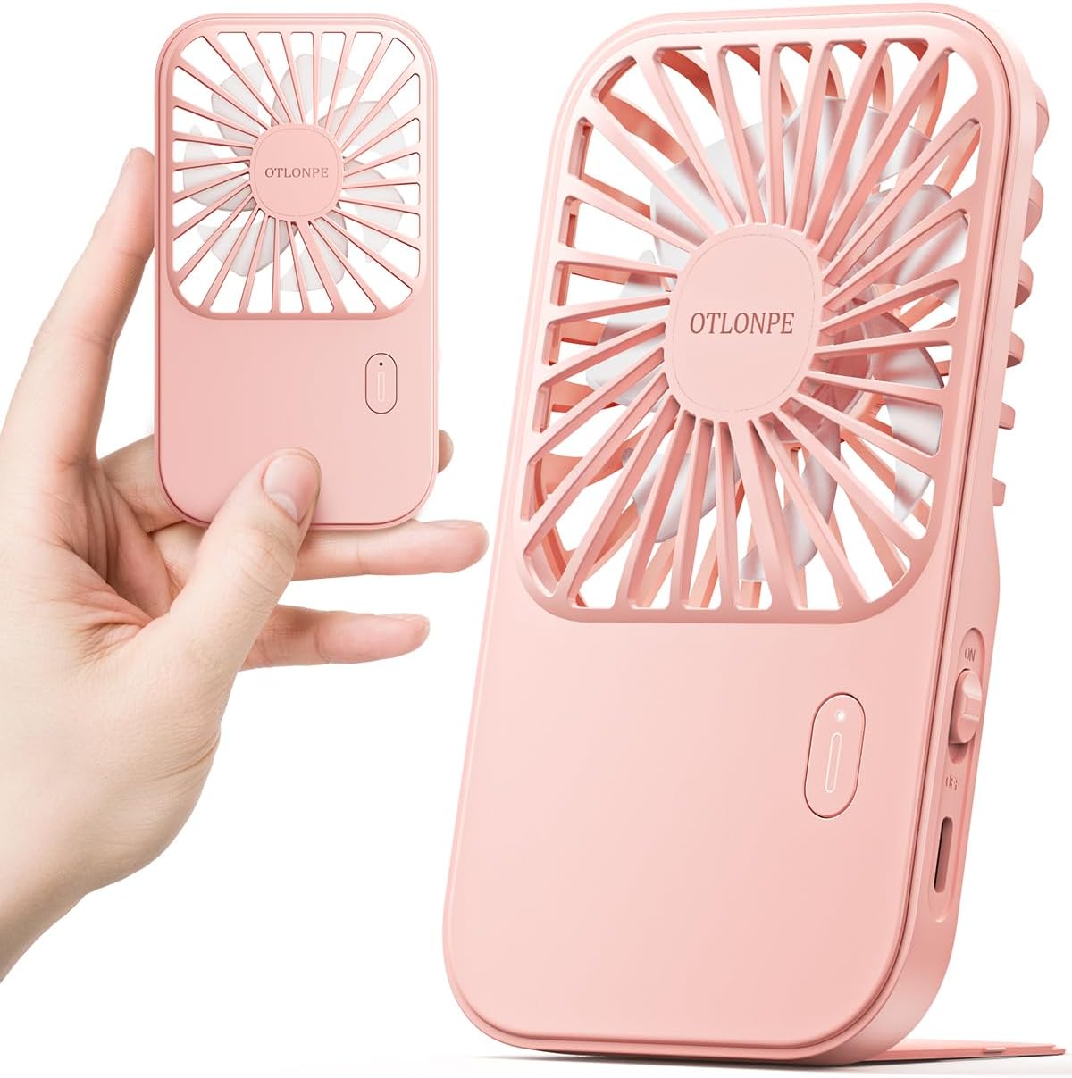 Otlonpe Mini Handheld Fan - Portable Cooling Power!