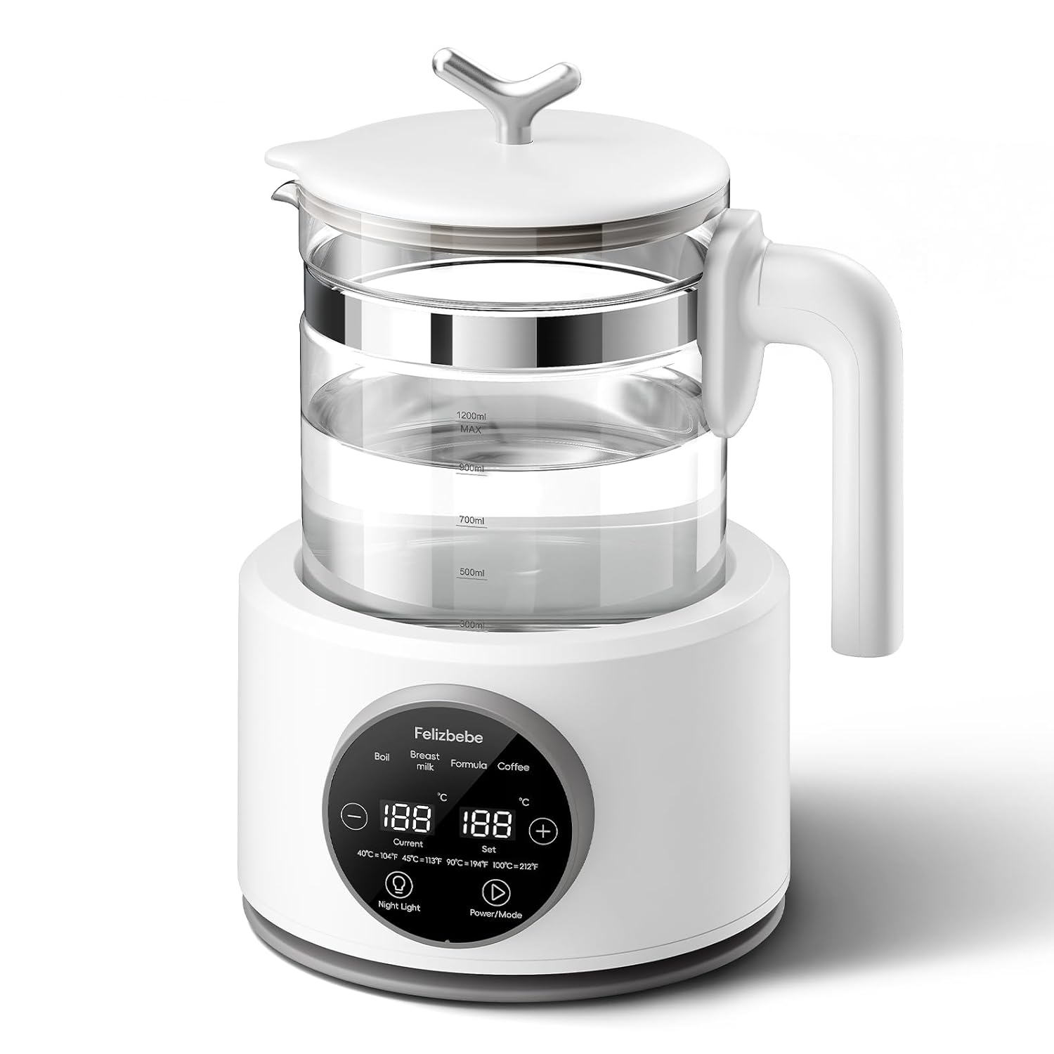 Instant Baby Bottle Warmer with Night Light and Accurate Control