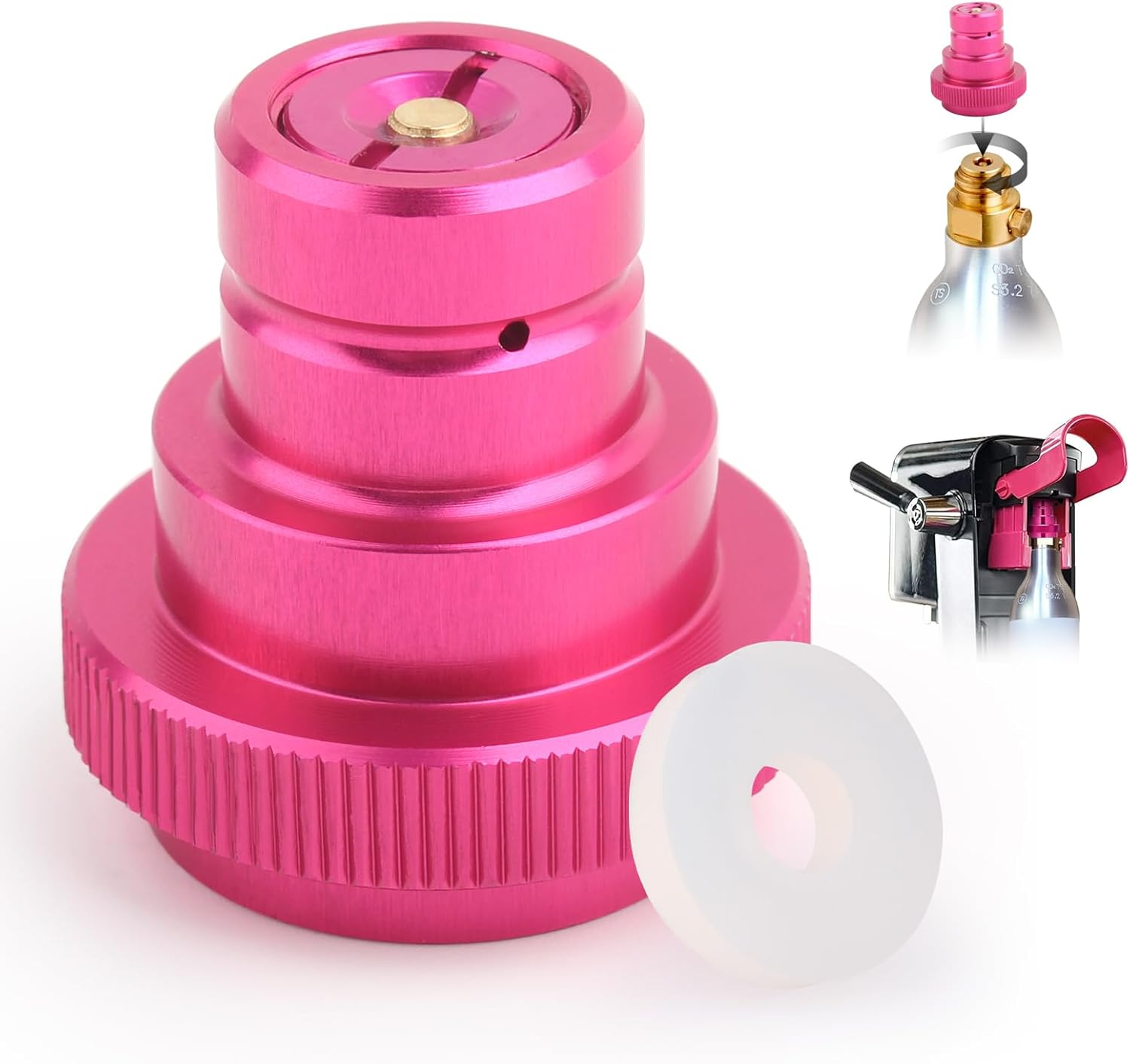 Terra Art DUO Co2 Adapter - Effortless Soda Stream Refills