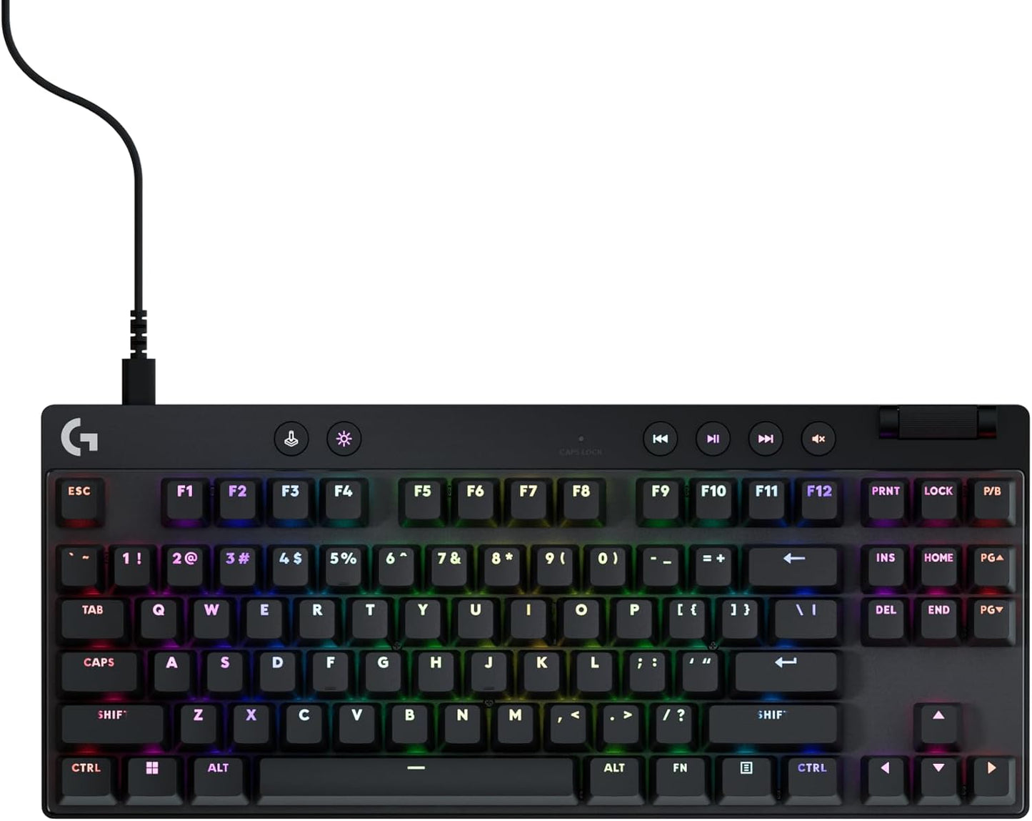 Logitech G PRO X TKL Gaming Keyboard - Rapid Magnetic Switches