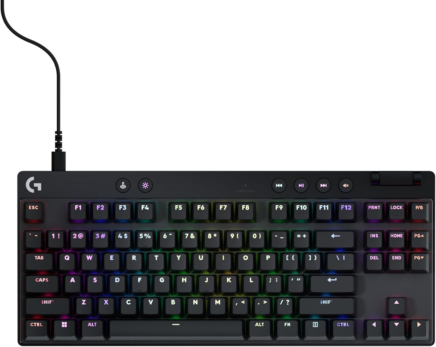 Logitech G PRO X TKL Gaming Keyboard - Rapid Magnetic Switches