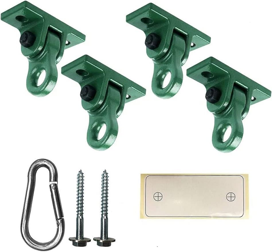 Heavy Duty Green Swing Hangers with 5000 lb Capacity for Versatile Use
