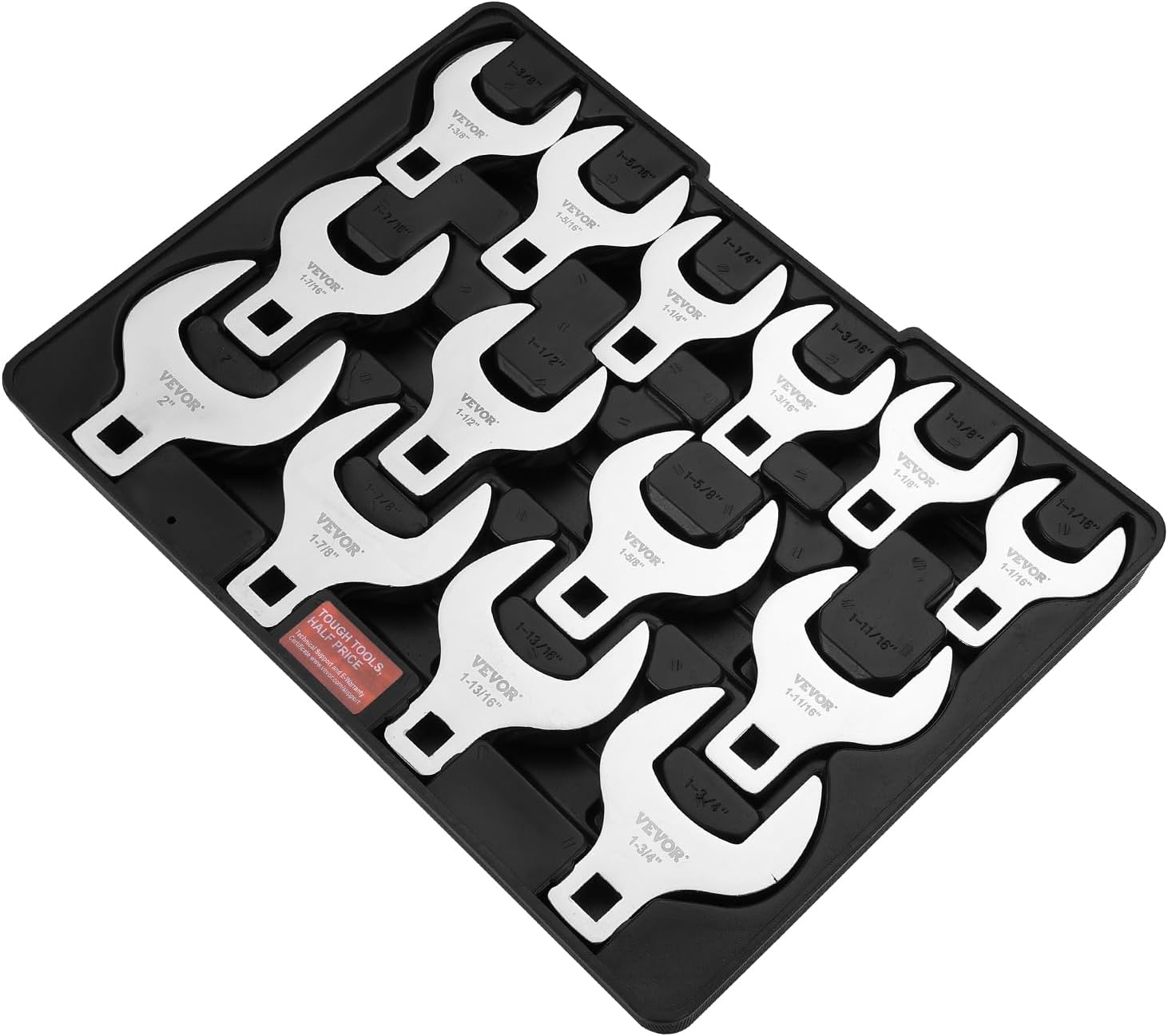 VEVOR Crowfoot Wrench Set for Mechanical Maintenance and Repairs