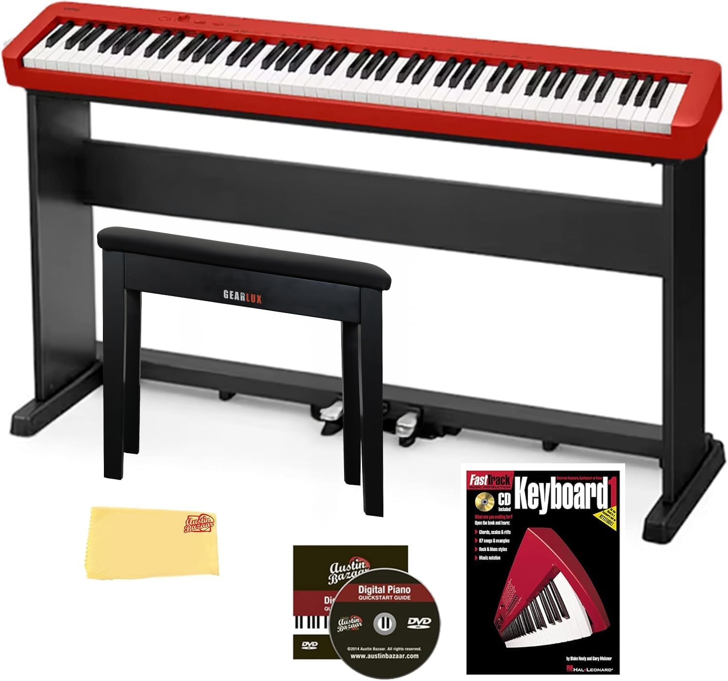 Casio CDP-S160 Compact Digital Piano with Stand and Accessories