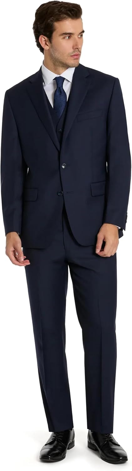 Michael Kors Mens 3-Piece Classic Fit Suit for Every Occasion