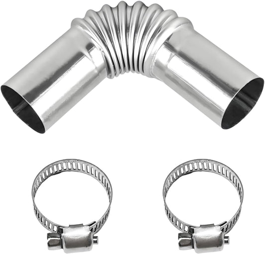 Stainless Steel Boat Heater Exhaust Pipe - Easy Connector!