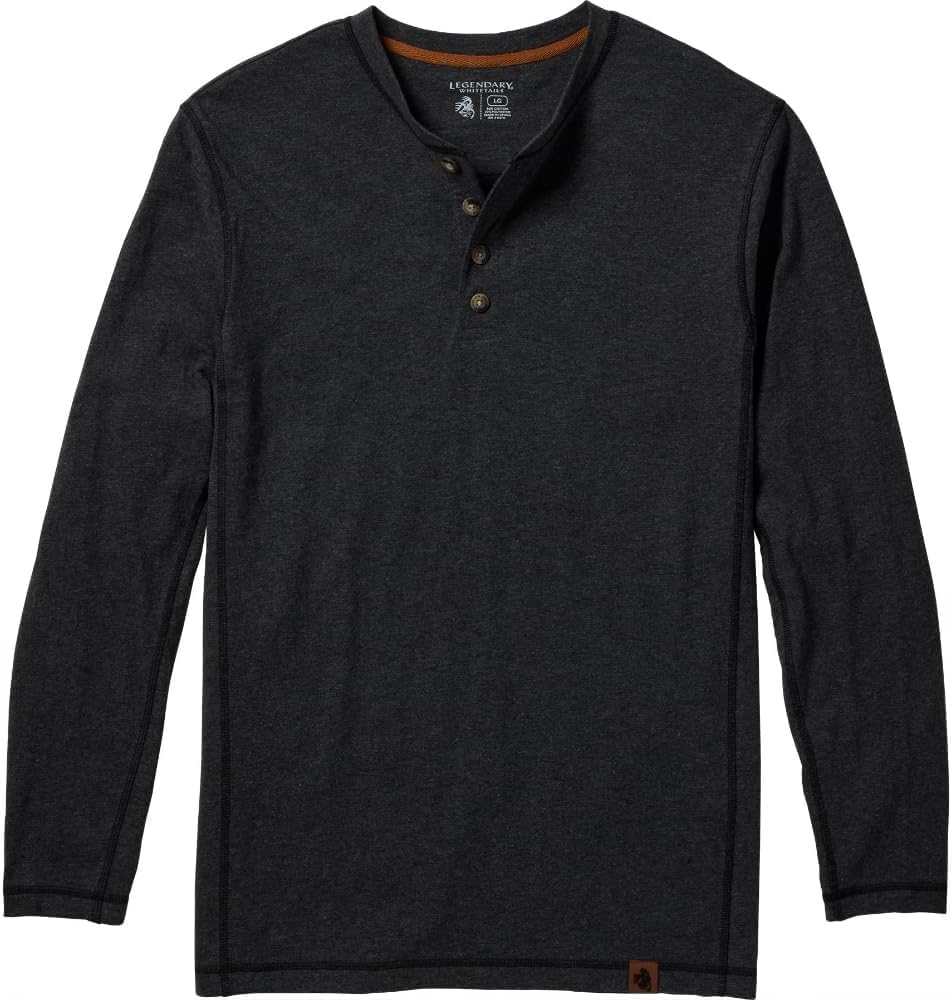 Legendary Whitetails Men's Henley Shirt for Casual Comfort