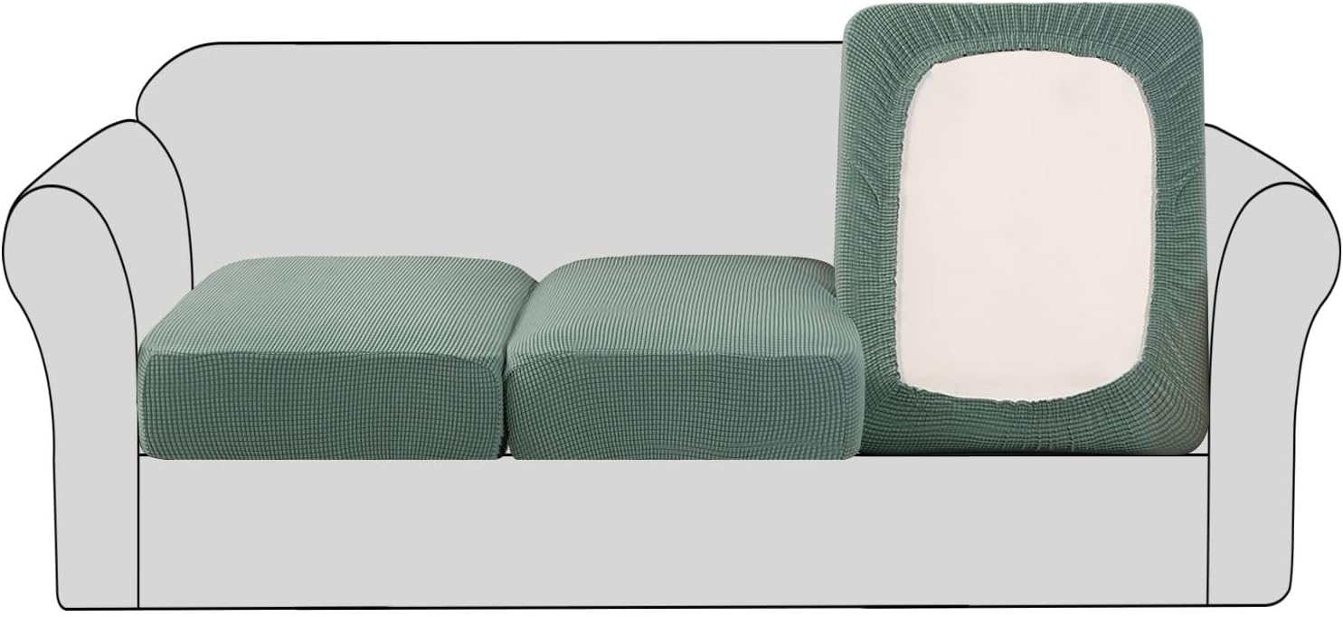 H.VERSAILTEX Super Stretch Couch Cushion Covers for Pets