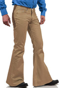 70s Disco Pants for Men Vintage Bell Bottom Jeans - Stretch Fit Men's