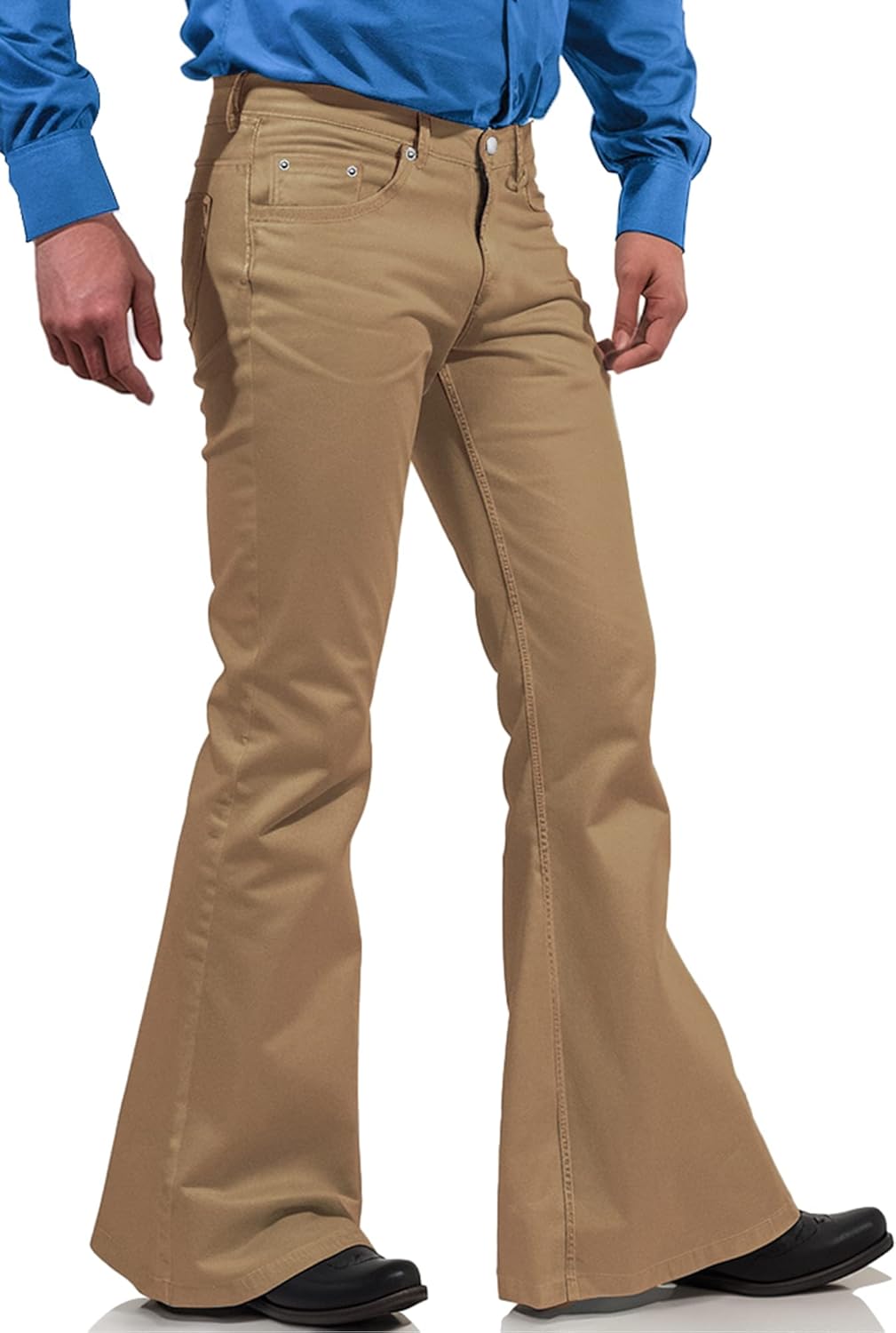 70s Disco Pants for Men - Vintage Denim Bell Bottom Jeans