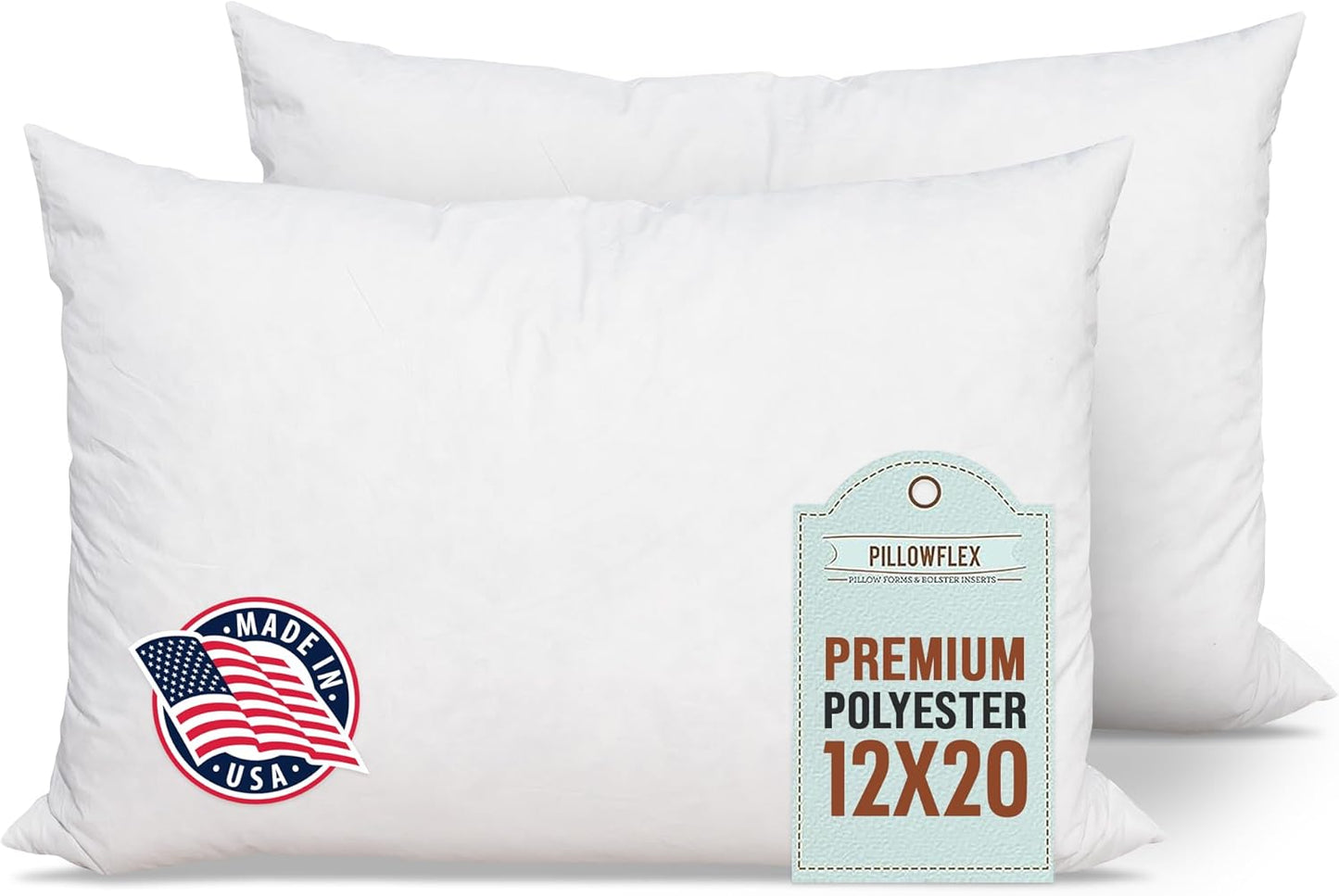 Pillowflex Premium Polyester Pillow Insert for Cozy Comfort