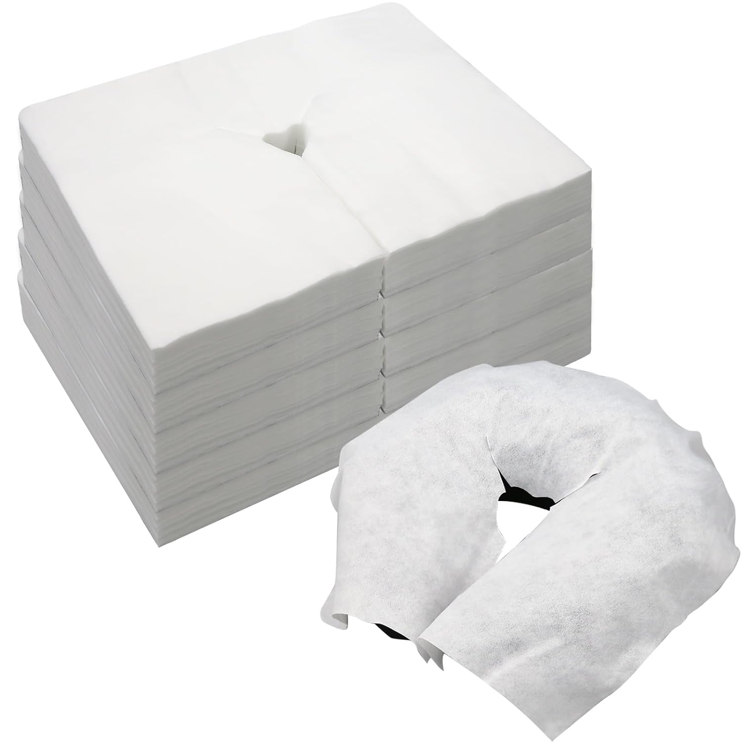 500PCS Upgrade Disposable Face Cradle Covers for Massage Tables