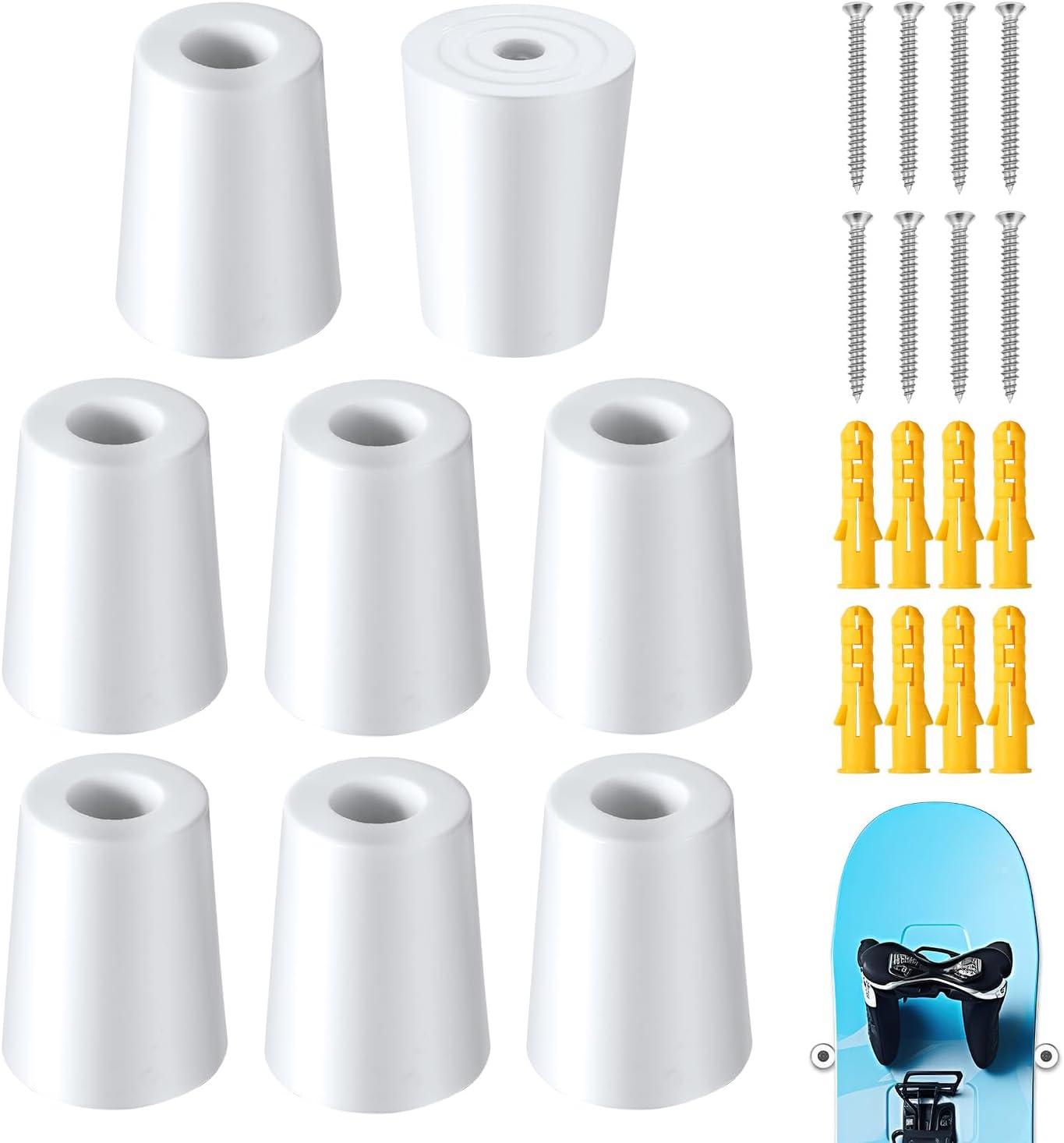 Vertical Ski Hanger Set: Space-Saving Storage Solution
